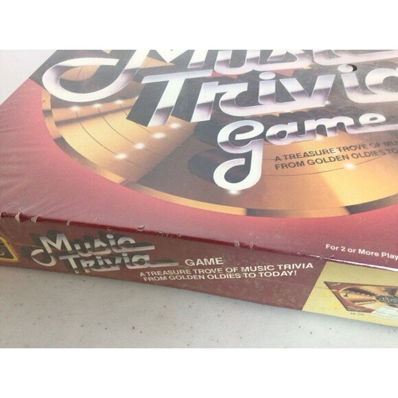 Vintage Solid Gold Music Trivia Game Complete Ideal 1984 New - Picture 5 of 6